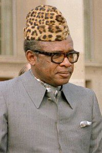 Mobutu Sese Seko, President of Zaire 1965 to 1997